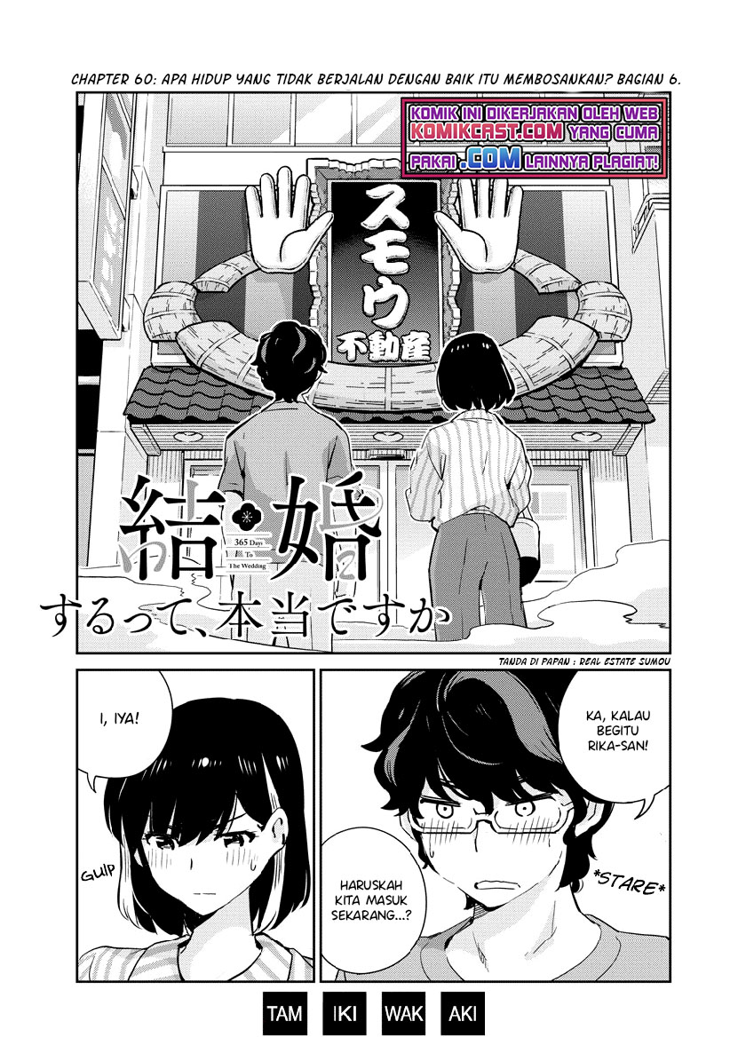 Kekkon Surutte, Hontou Desu ka? Chapter 60 Gambar 3